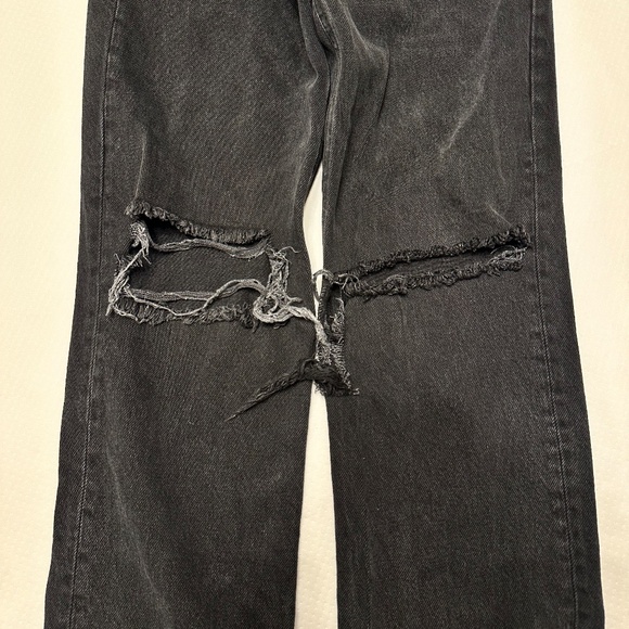 Black Cynthia High Rise Straight Jeans - Picture 5 of 6